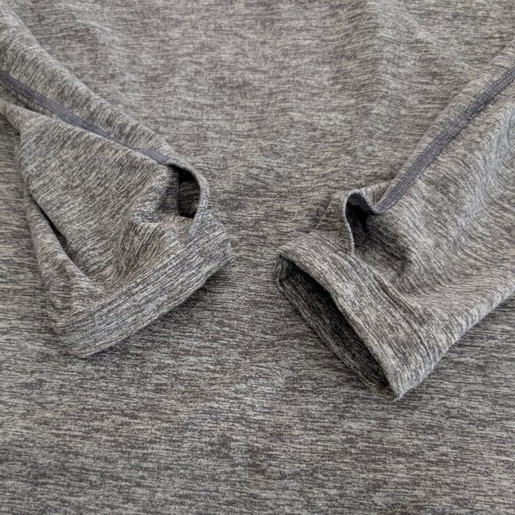 NIKE Pullover Mens XL Gray Dri Fit NBA Golden State Warriors 1/4 Zip Long Sleeve - Picture 9 of 15